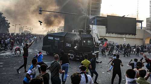 At least 15 killed and hundreds injured in violent protests across Iraq