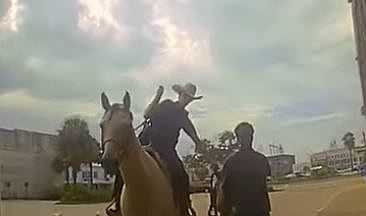'Now I Feel Embarrassed': Handcuffed Black Man Led Down Texas Street by Mounted Cops Considering Lawsuit, Says Social Media Video Shames Him 'Now I Feel Embarrassed': Handcuffed Black Man Led Down Texas Street by Mounted Cops Considering Lawsuit, Says Social Media Video Shames Him