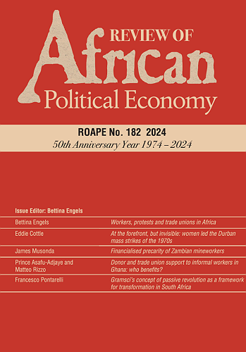 Workers, protests and trade unions in Africa - ROAPE