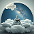 Poetry: In a realm where dreams and thoughts collide, A figure sits, in tranquil peace, his guide. ...